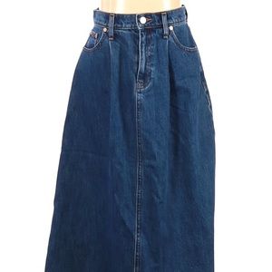 Vintage Gap Midi Denim Skirt